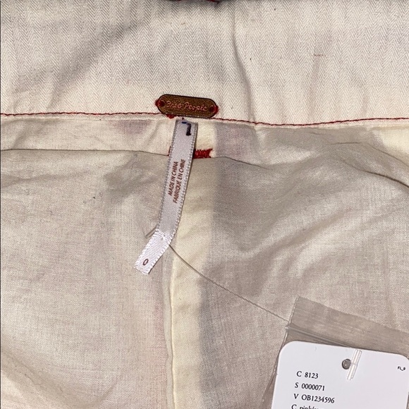 Brand New with tag!Free People pink/rose trousers - Picture 9 of 9